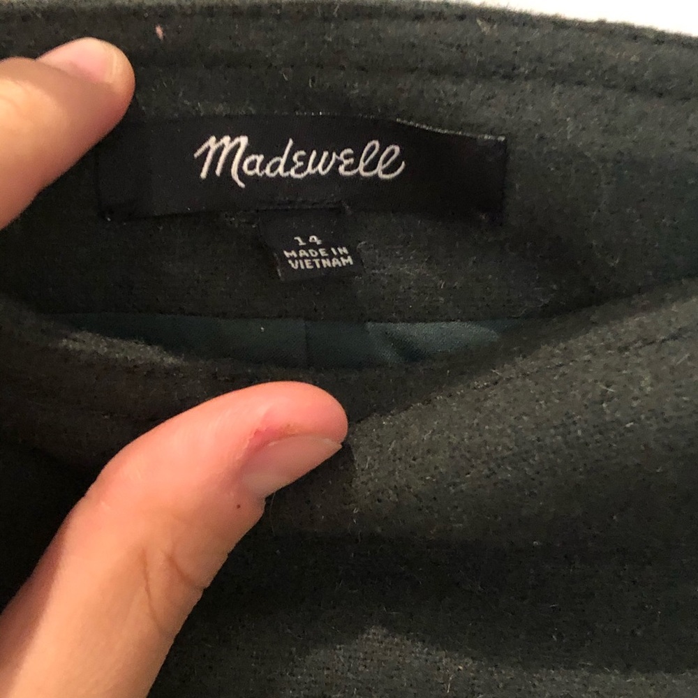 madewell wool skirt never worn